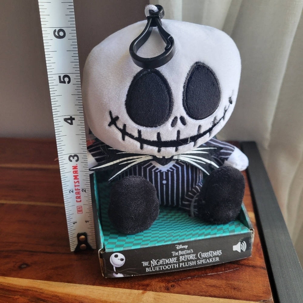 Bitty Boomers Disney Jack Skelington Plush Bluetooth Speaker New in Box - Picture 7 of 7